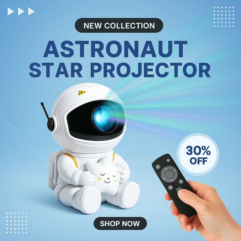 Astronaut Star Projector
