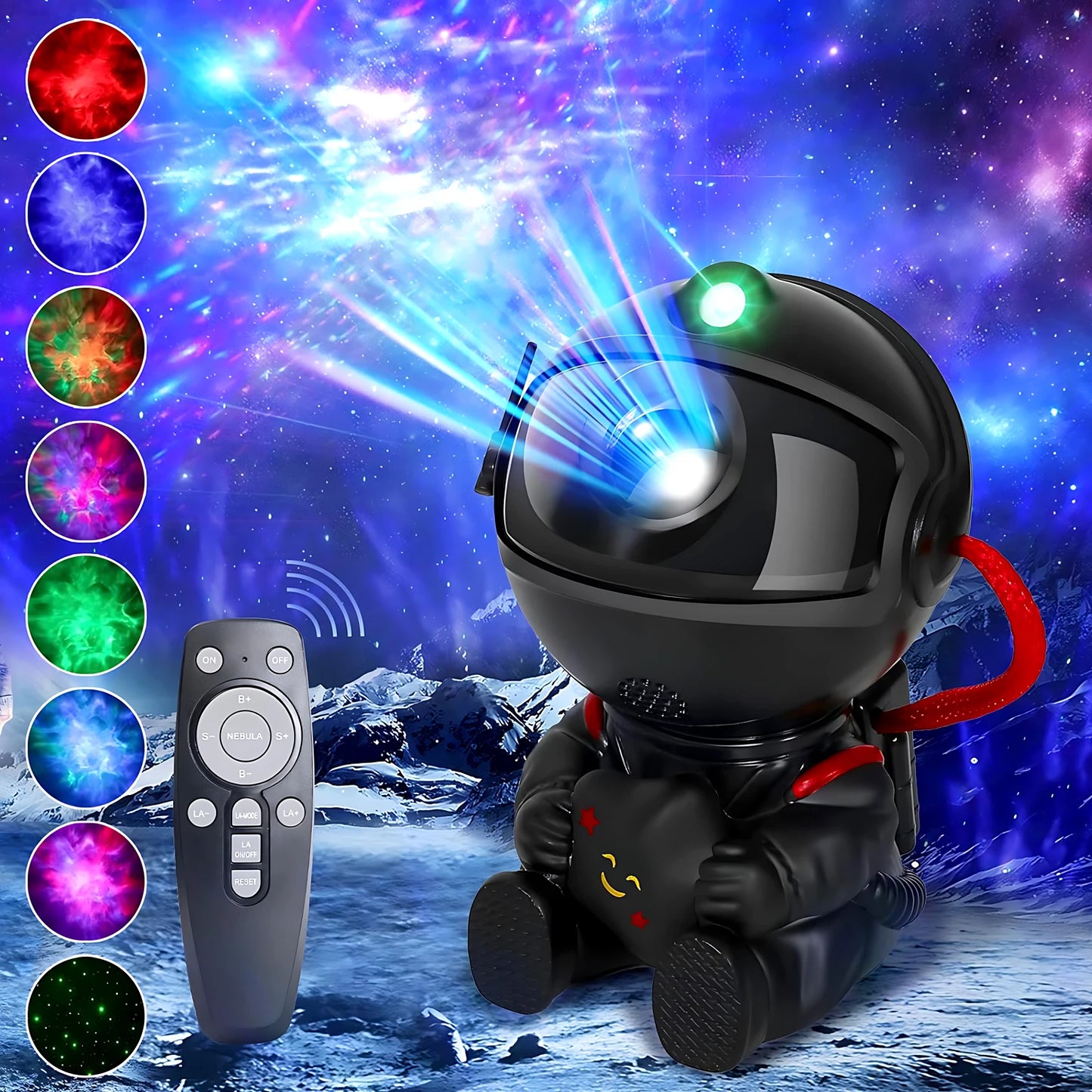 Astronaut Star Projector – Galaxy Light with Nebula & Stars 🌠 | Kids & Adults Room Decor | Perfect Gift